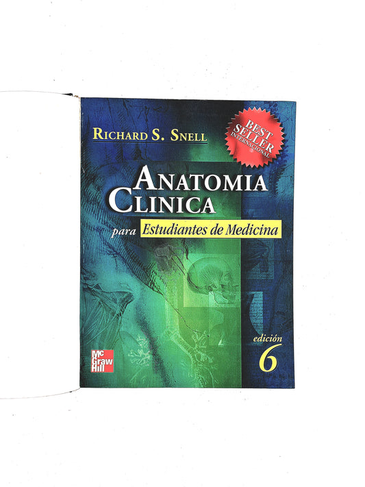 Anatomía clínica para estudiantes de Medicina sexta edición