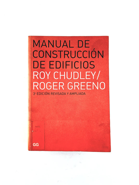 Manual de construcción de edificios 3ra edicioón revisada y ampliada