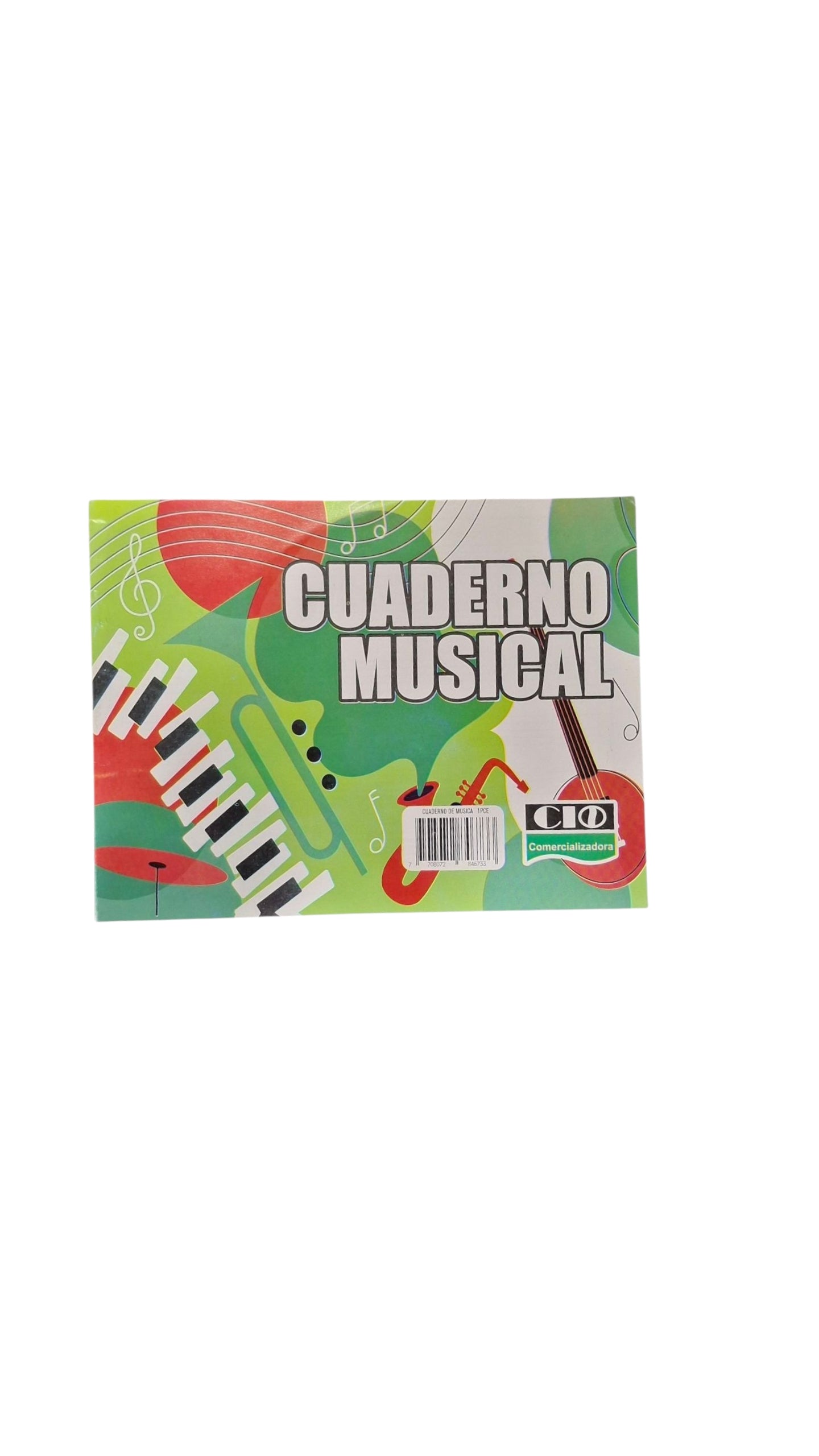 Cuaderno de música pentagramado x 20 hj