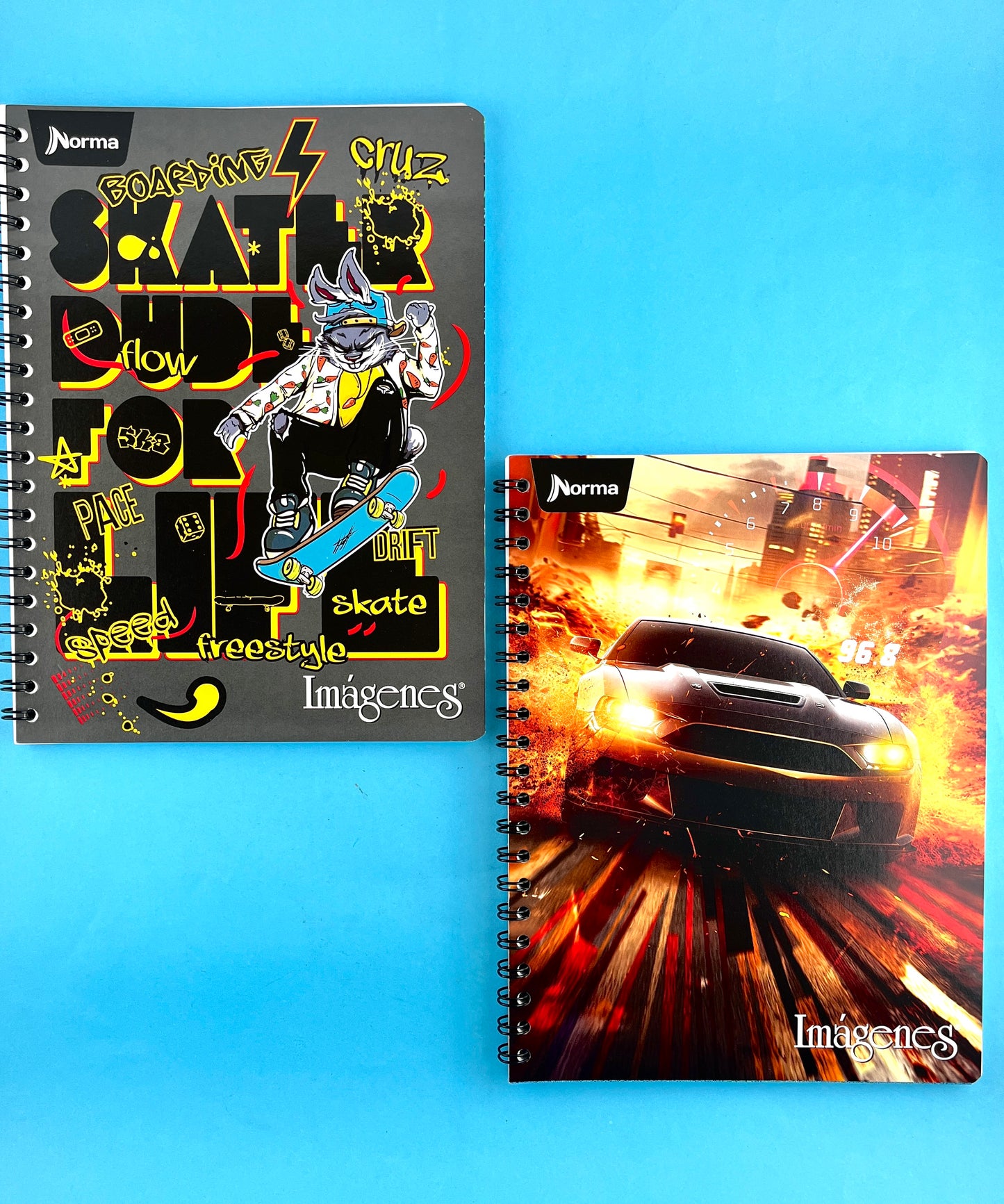 Cuaderno argollado grande 105 cuadriculado económico Hombre