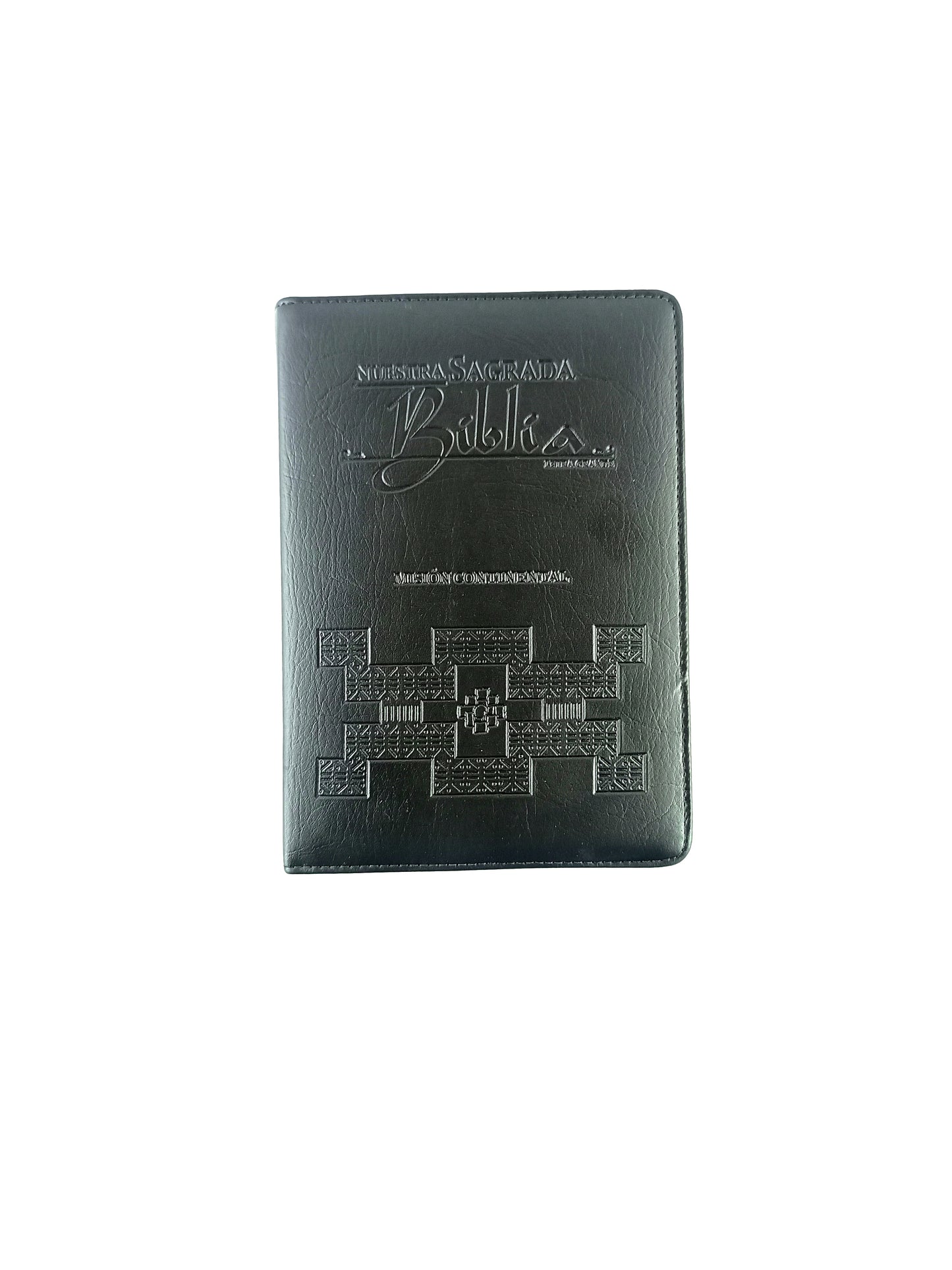 Nuestra sagrada biblia letra grande misión continental negra