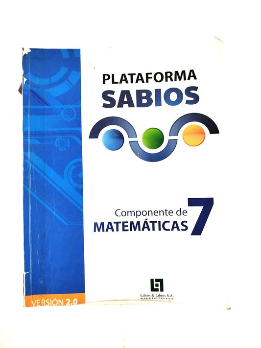Sabios 7 componente de matemáticas