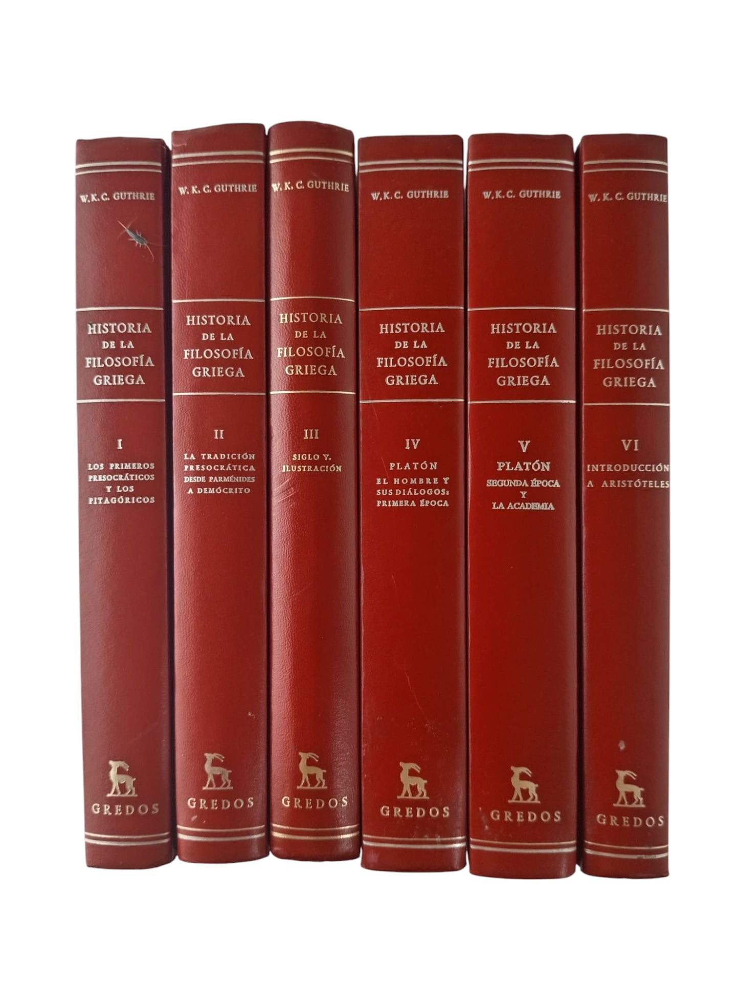 Historia de la filosofía griega 6 tomos