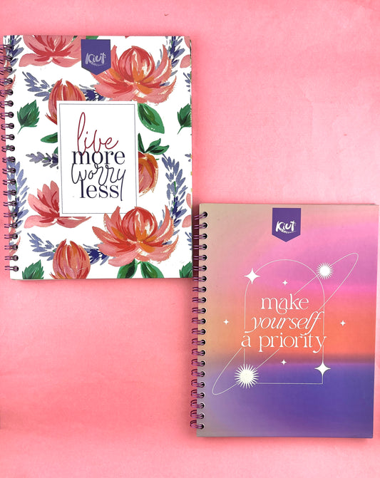 Cuaderno argollado grande 105 Línea corriente pasta dura Mujer Series