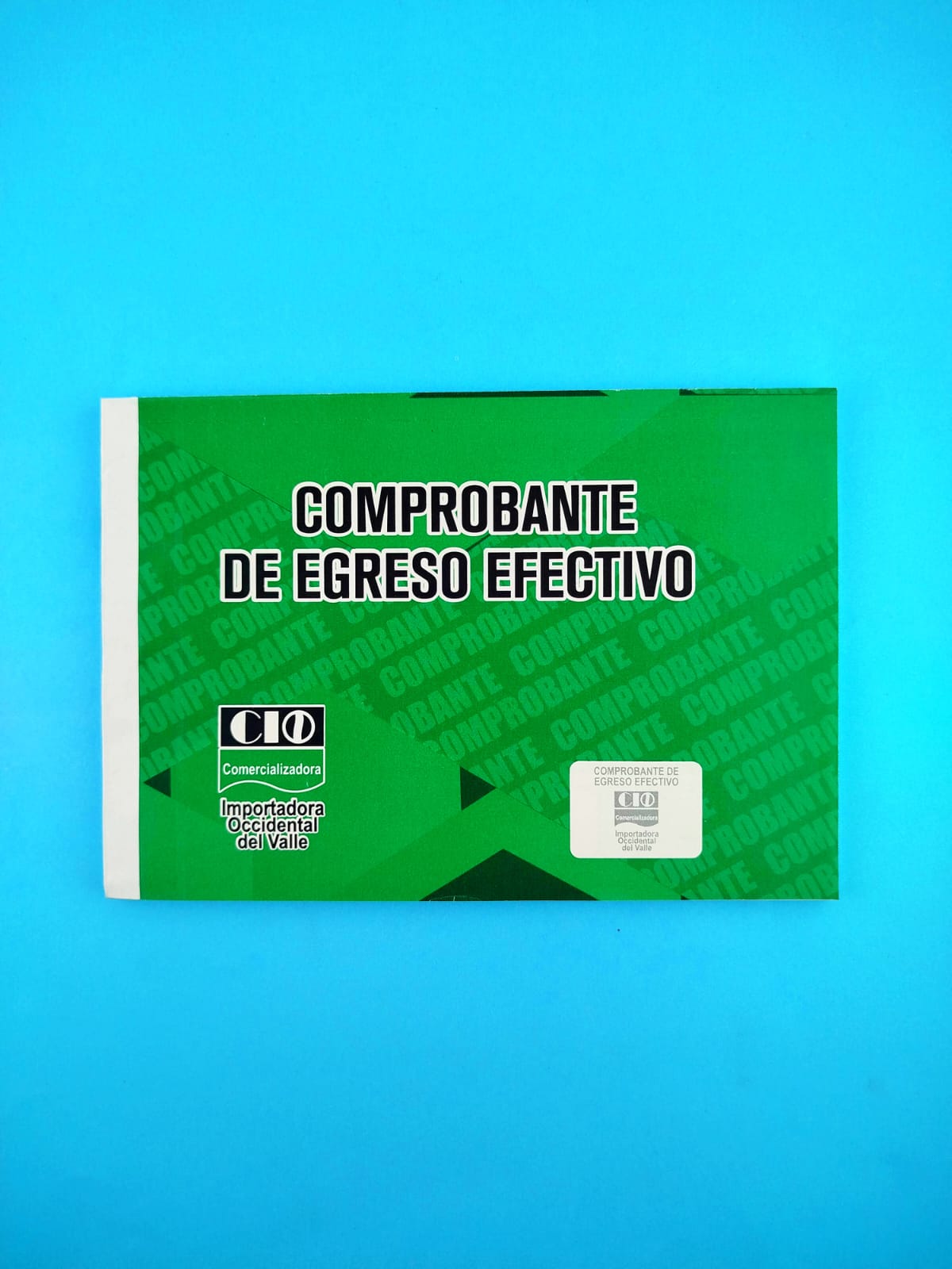 Comprobante de egreso efectivo