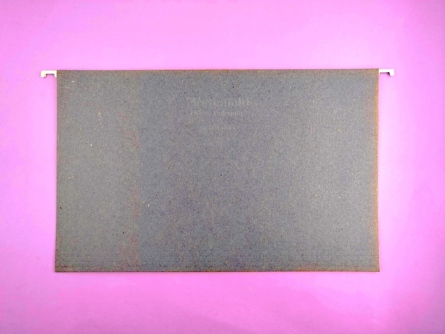 Legajador colgante cartón azul norma