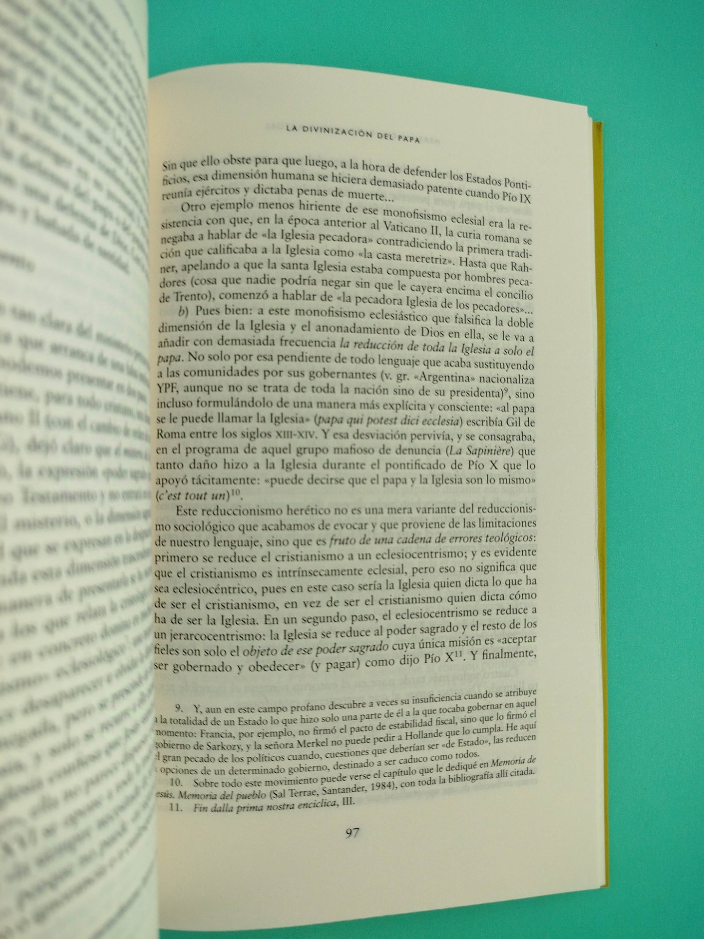 Herejías del catolicismo actual