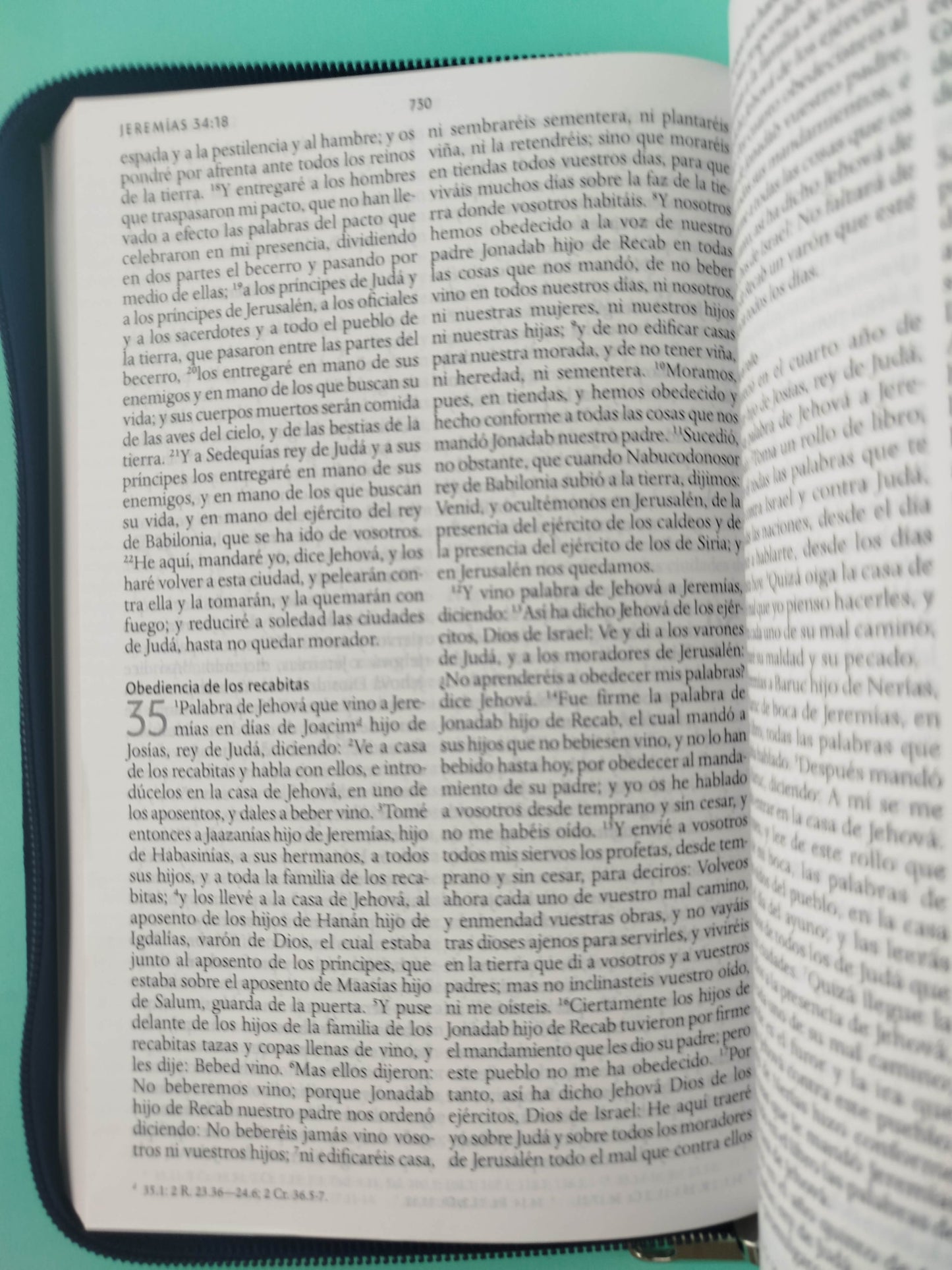 Biblia rvr 1960 letra grande estuche azul