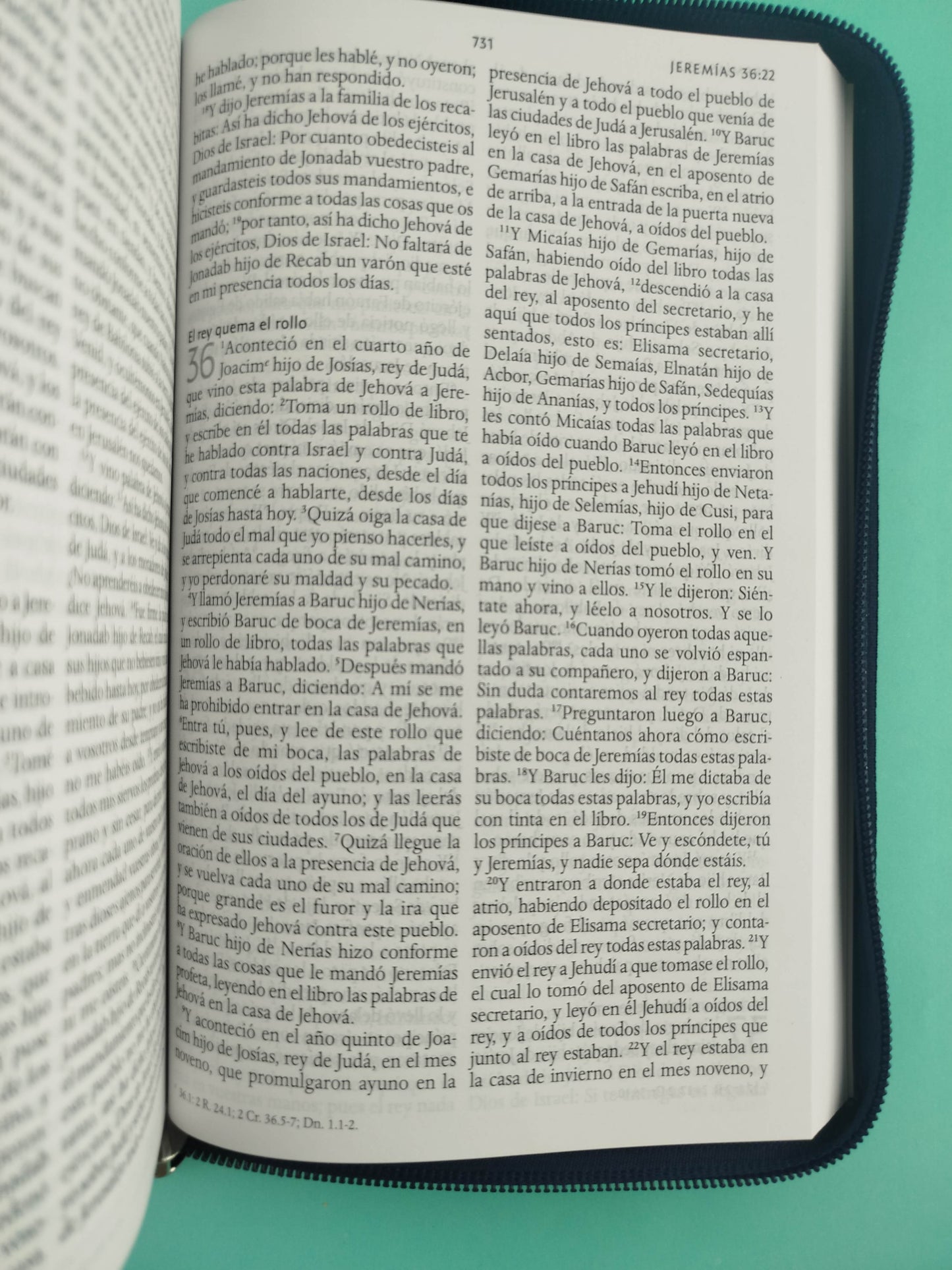 Biblia rvr 1960 letra grande estuche azul