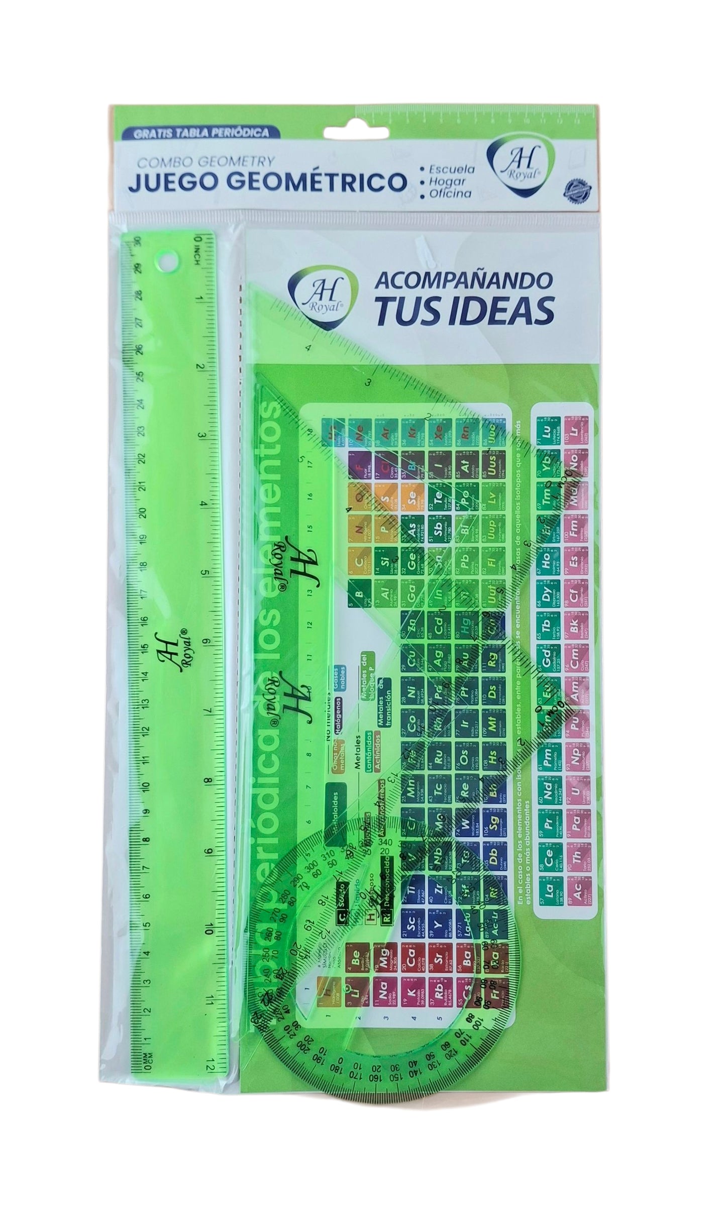 Juego geométrico AH royal x 5 piezas