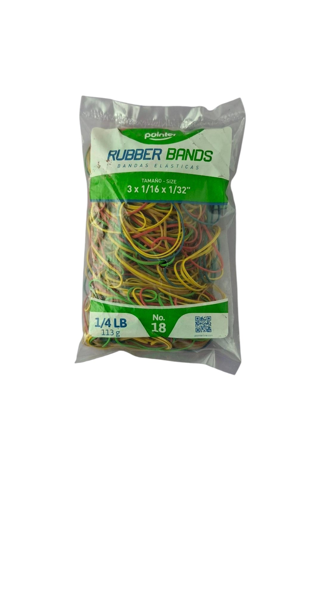 Bandas de caucho de colores N18 pointer 1/4
