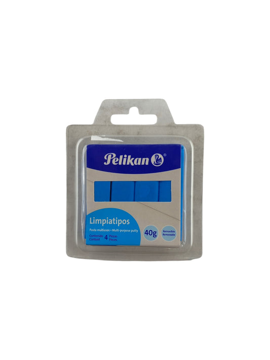 Limpiatipos Pelikan Azul x 4 piezas 40 g