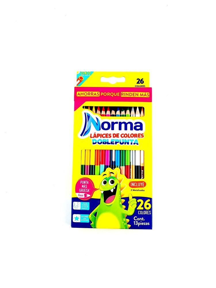 Colores norma doble punta x 13/26 by libreriatroya.com
