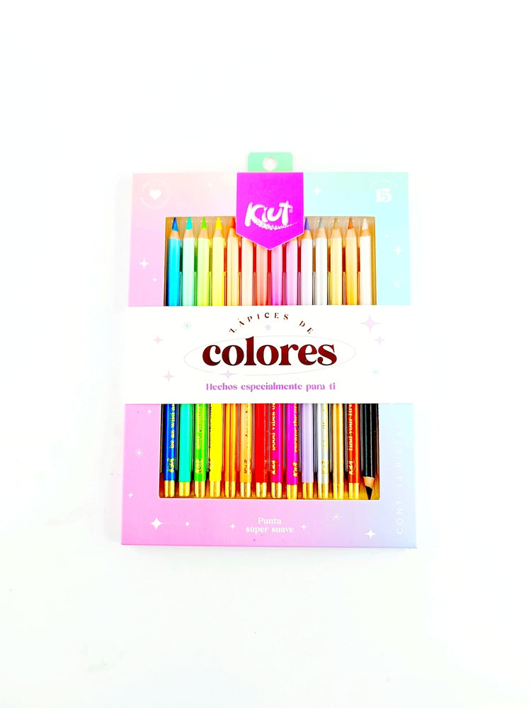 Colores kiut x 15 unidades by libreriatroya.com