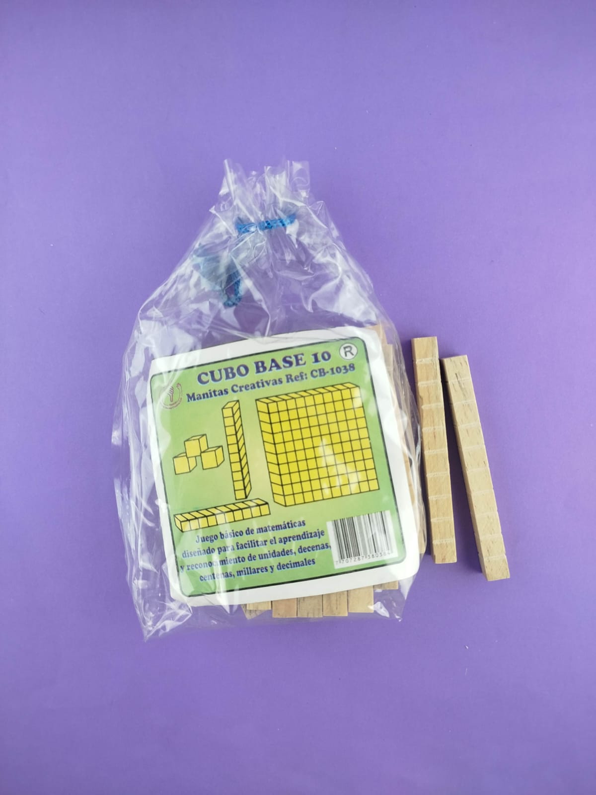 Cubo base 10 manitas creativas ref: CB-1038