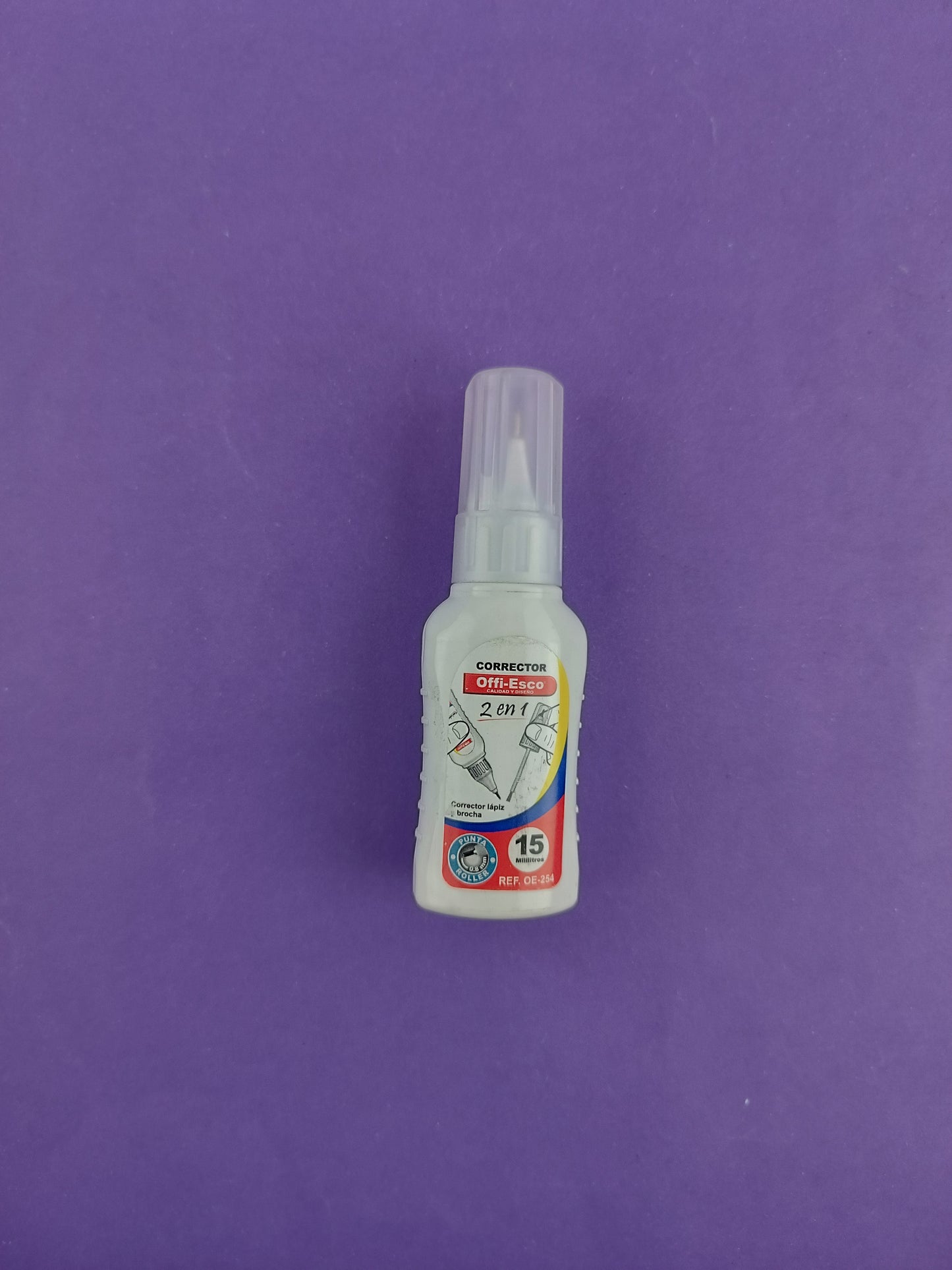 Corrector offiesco oe 254 2 en 1 15 ml