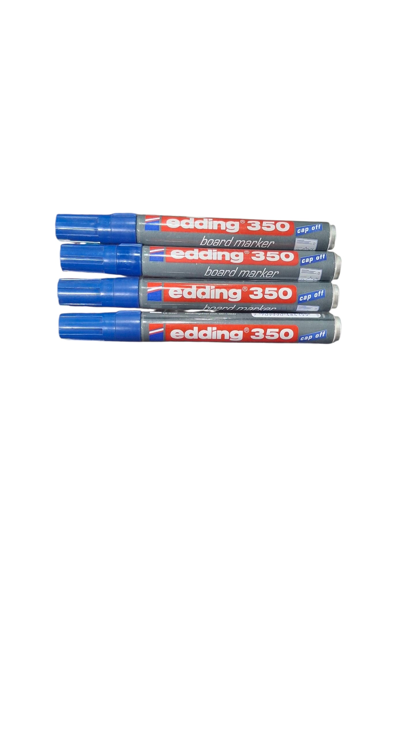 Marcador edding metálico 350 recargable azul