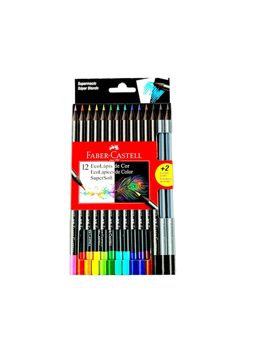 Colores faber castell supersoft x12 unidades