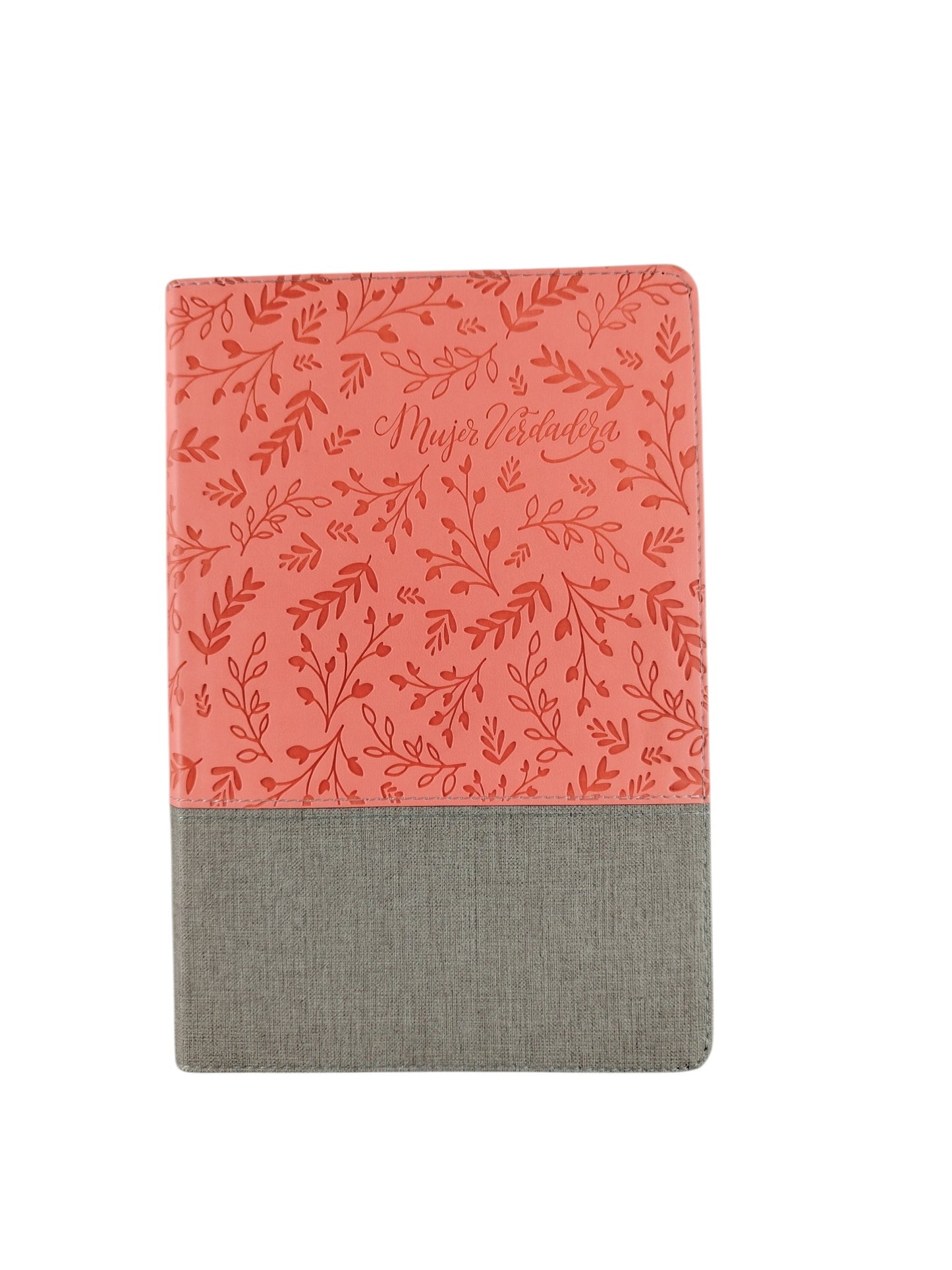 Biblia devocional rvr 1960 mujer verdadera duo tono coral by Reina Valera 1960