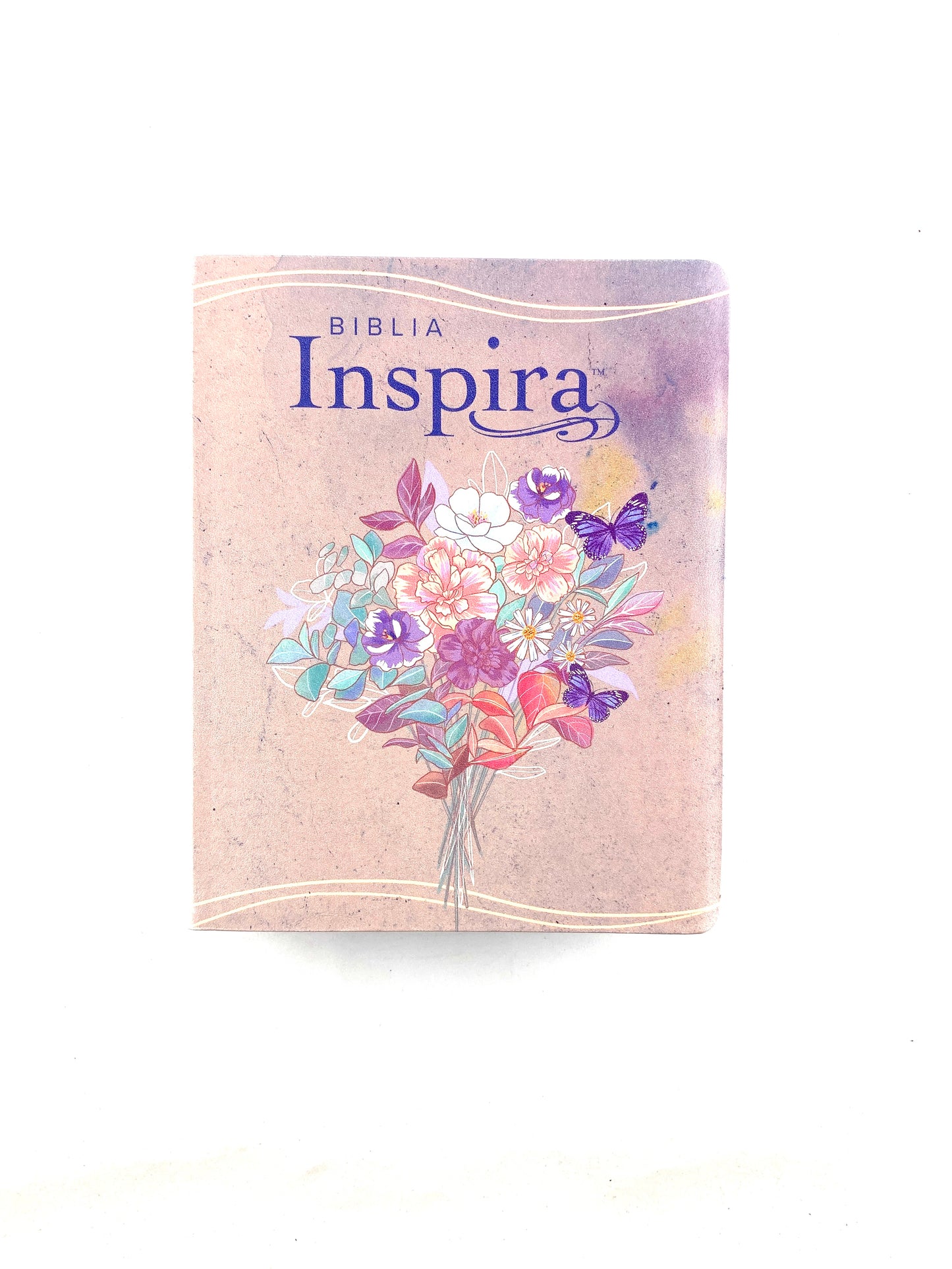 Biblia inspira acrílico lila by Nueva Traducción Viviente