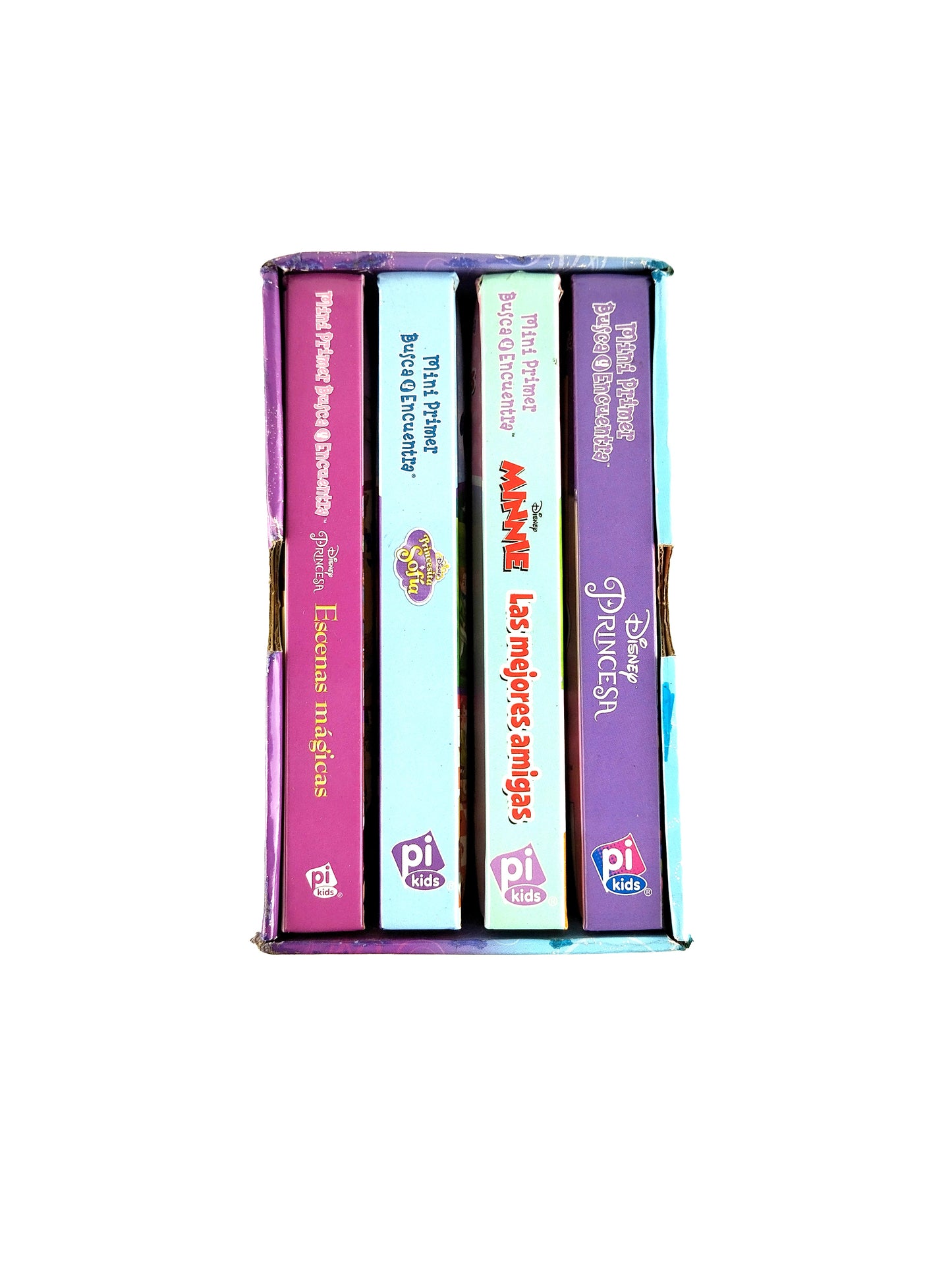 Mini primer busca y encuentra 4 libros disney