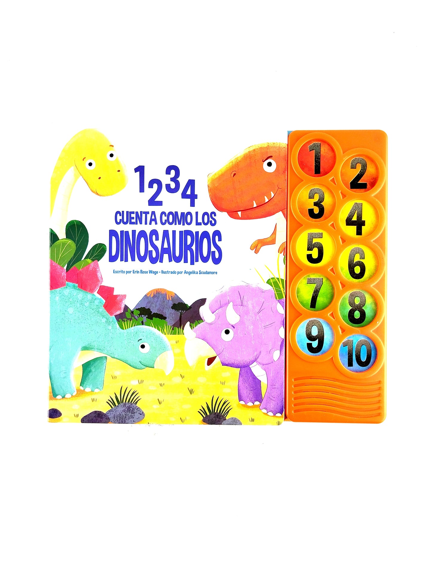 Cuenta como los dinosaurios 123 by Erin Rose Wage