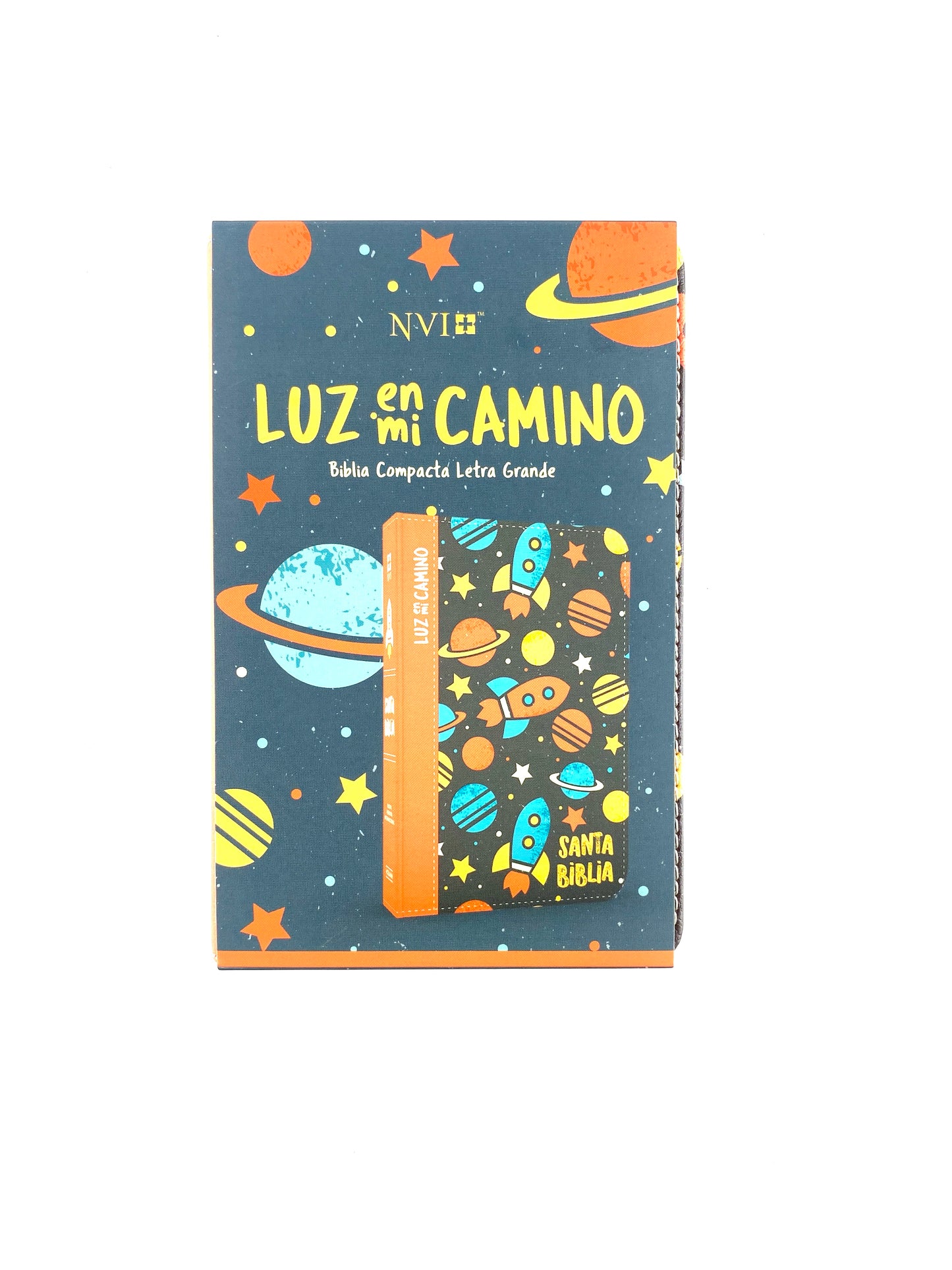 Biblia nvi luz en mi camino cohetes ilustrada letra grande