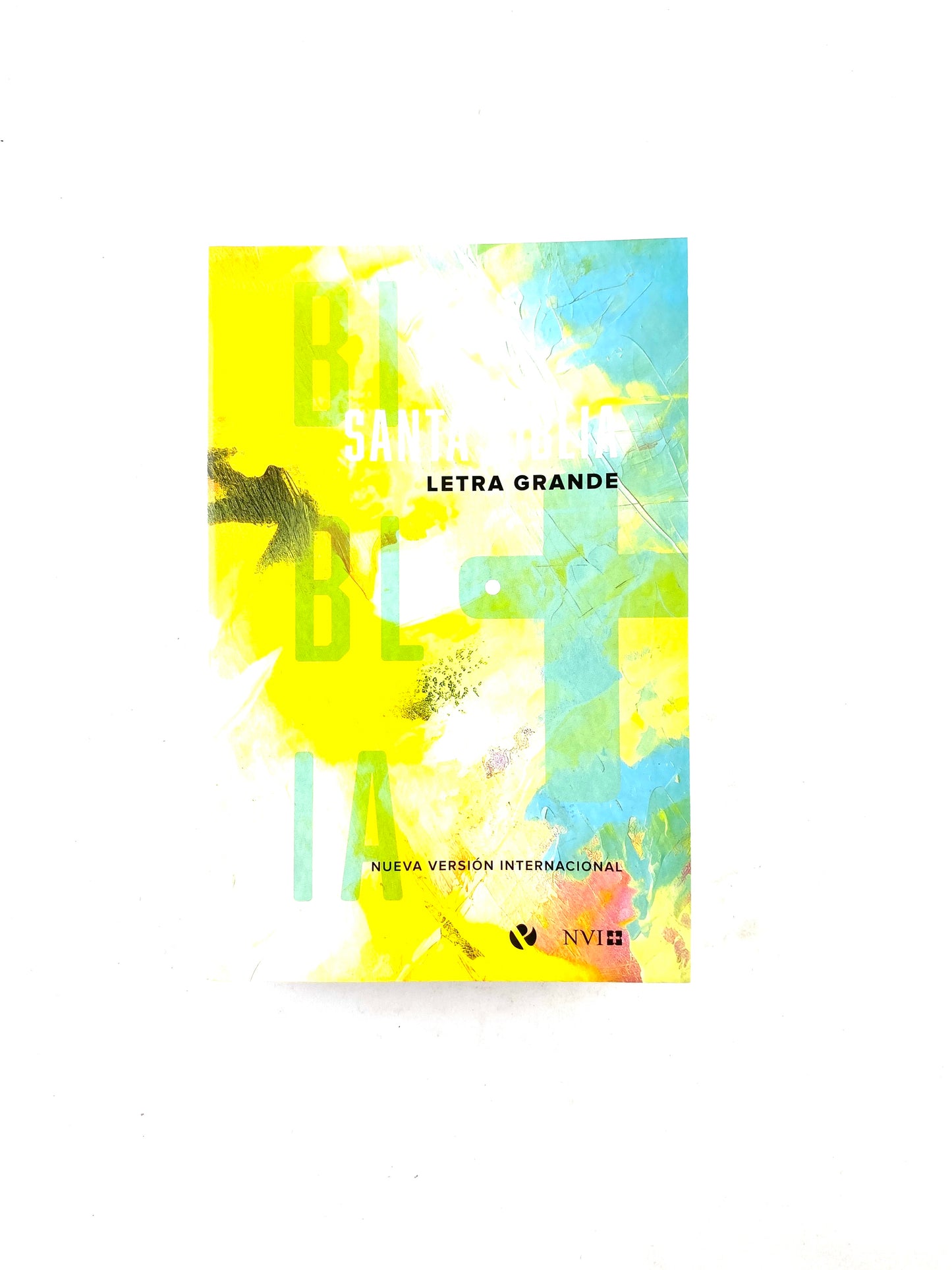 Biblia NVI letra grande rustica amarillo