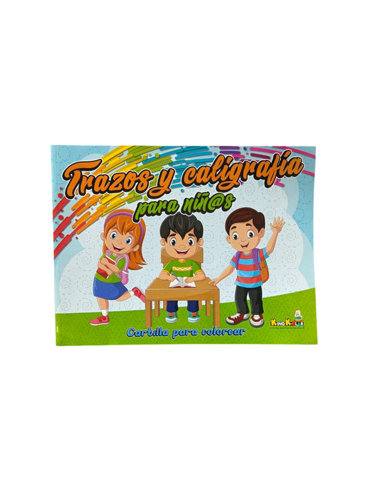 Trazos, caligrafía y actividades para colorear para niñ@s