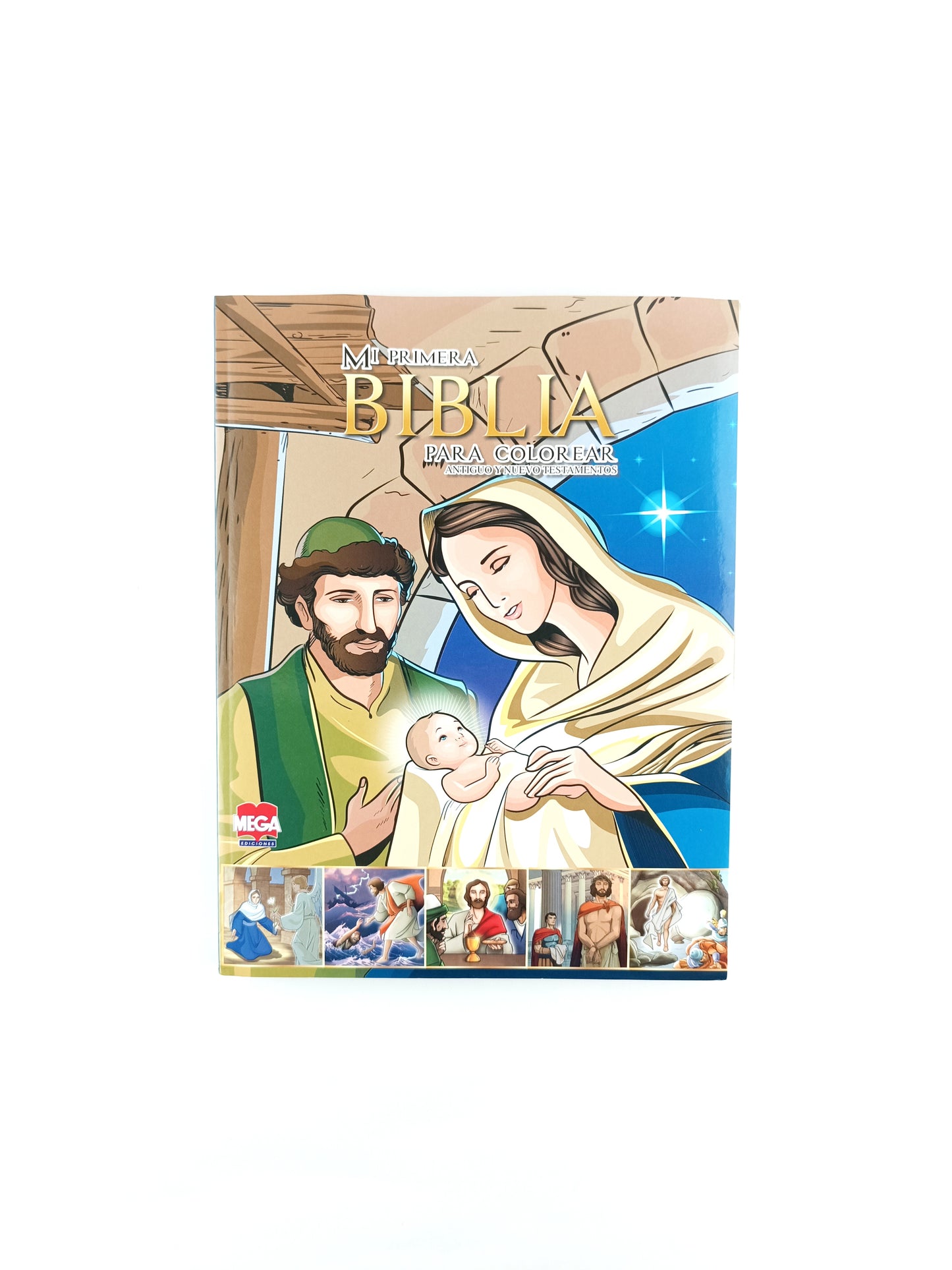 Mi primera biblia para colorear -antiguo y nuevo testamentos