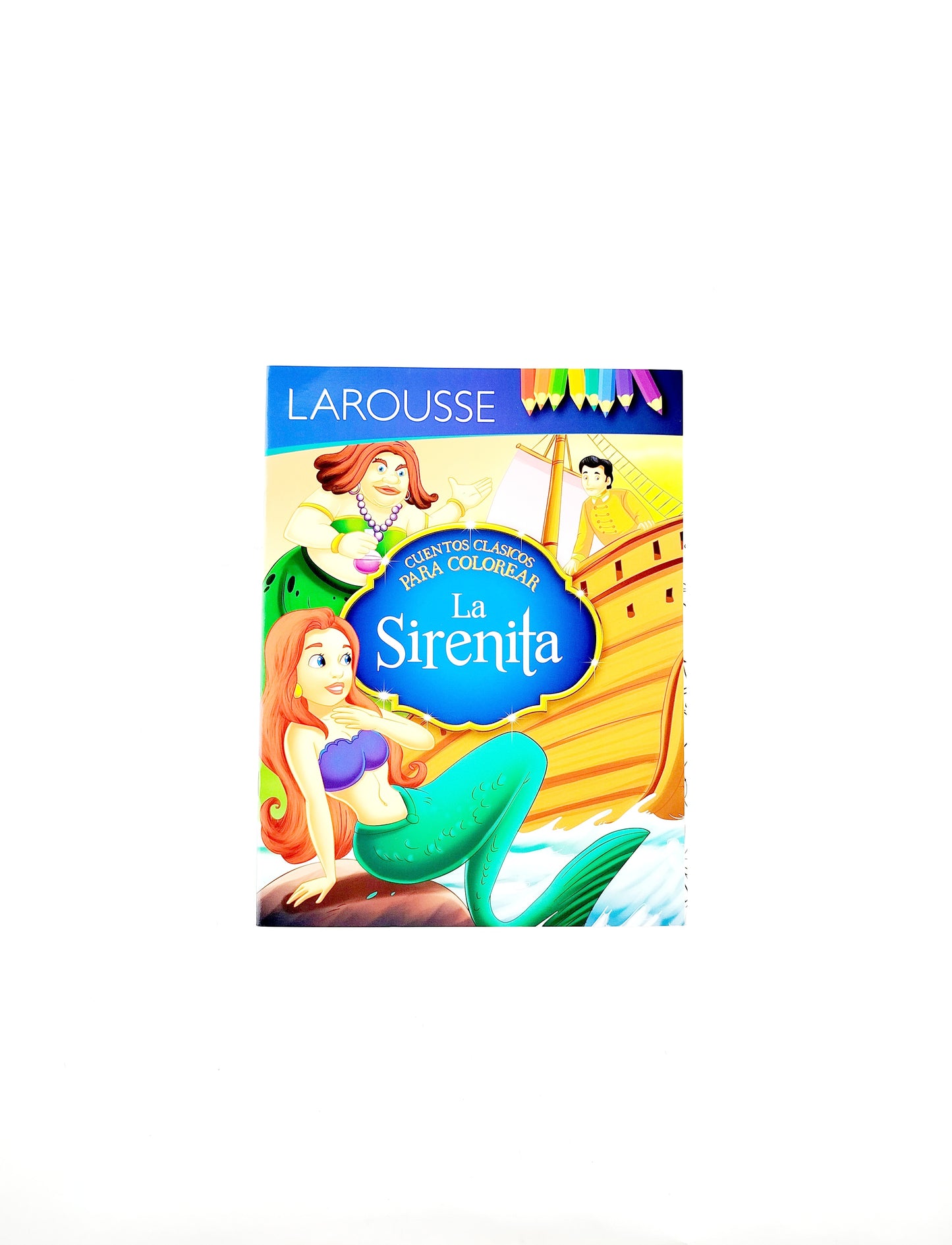 Cuentos clásicos para colorear la sirenita