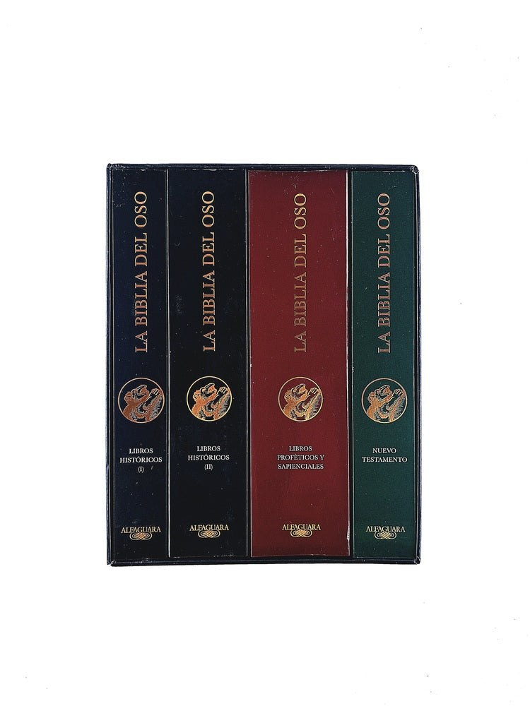 Estuche la biblia del oso 4 tomos by Casidoro de Reina Cipriano de Valera