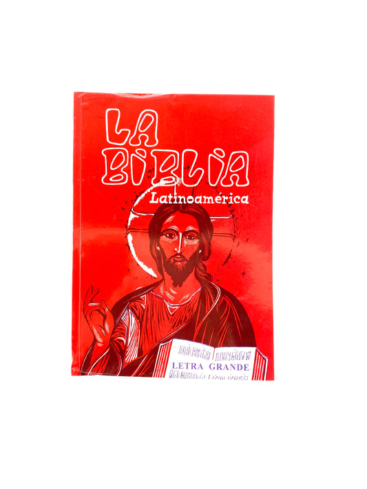 Biblia Latinoamérica Letra Grande Tapa Blanda