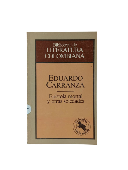Epístola mortal y otras soledades