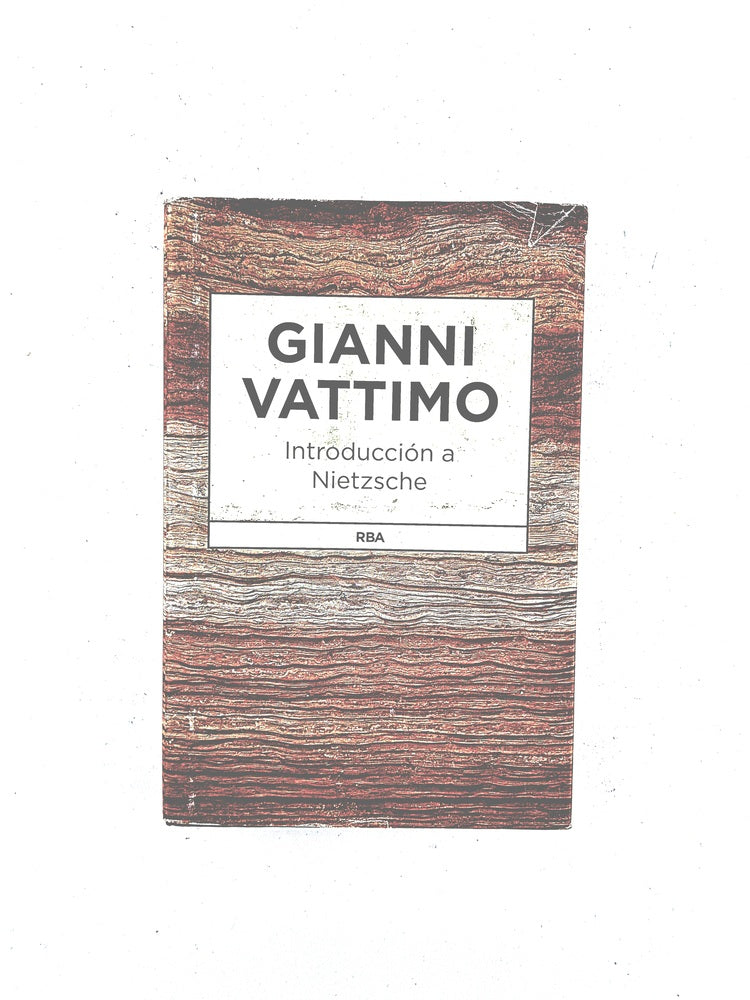 Introducción a Nietzsche by Gianni Vattimo