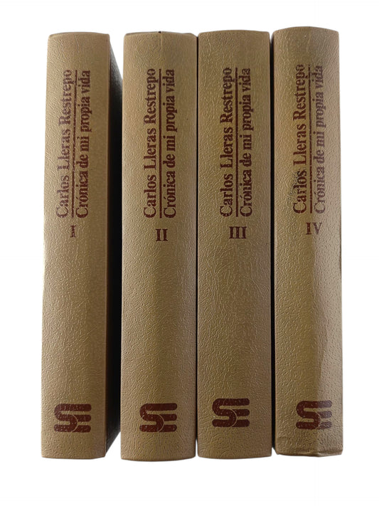 Crónicas de mi propia vida de Carlos Lleras Restrepo 4 tomos