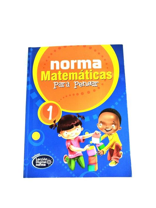 Norma matemáticas para pensar 1
