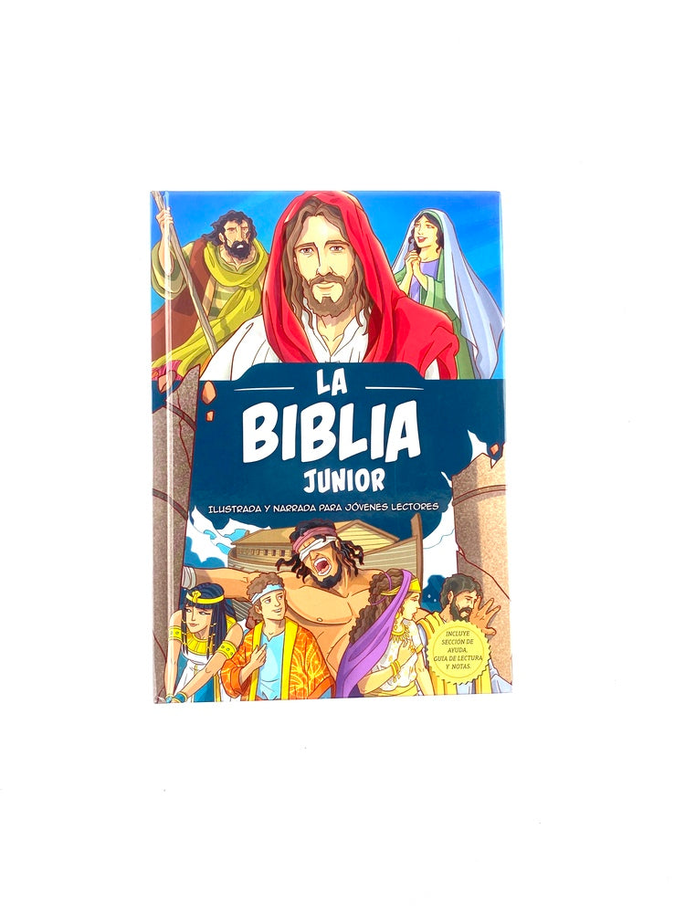 Biblia junior ilustrada y narrada para jóvenes lectores
