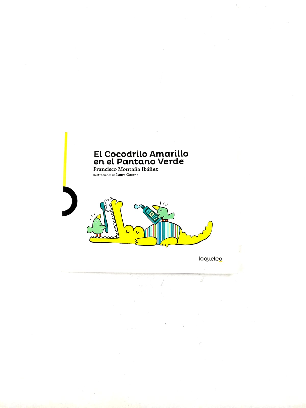 El cocodrilo amarillo en el pantano verde by Francisco Montaña Ibañez