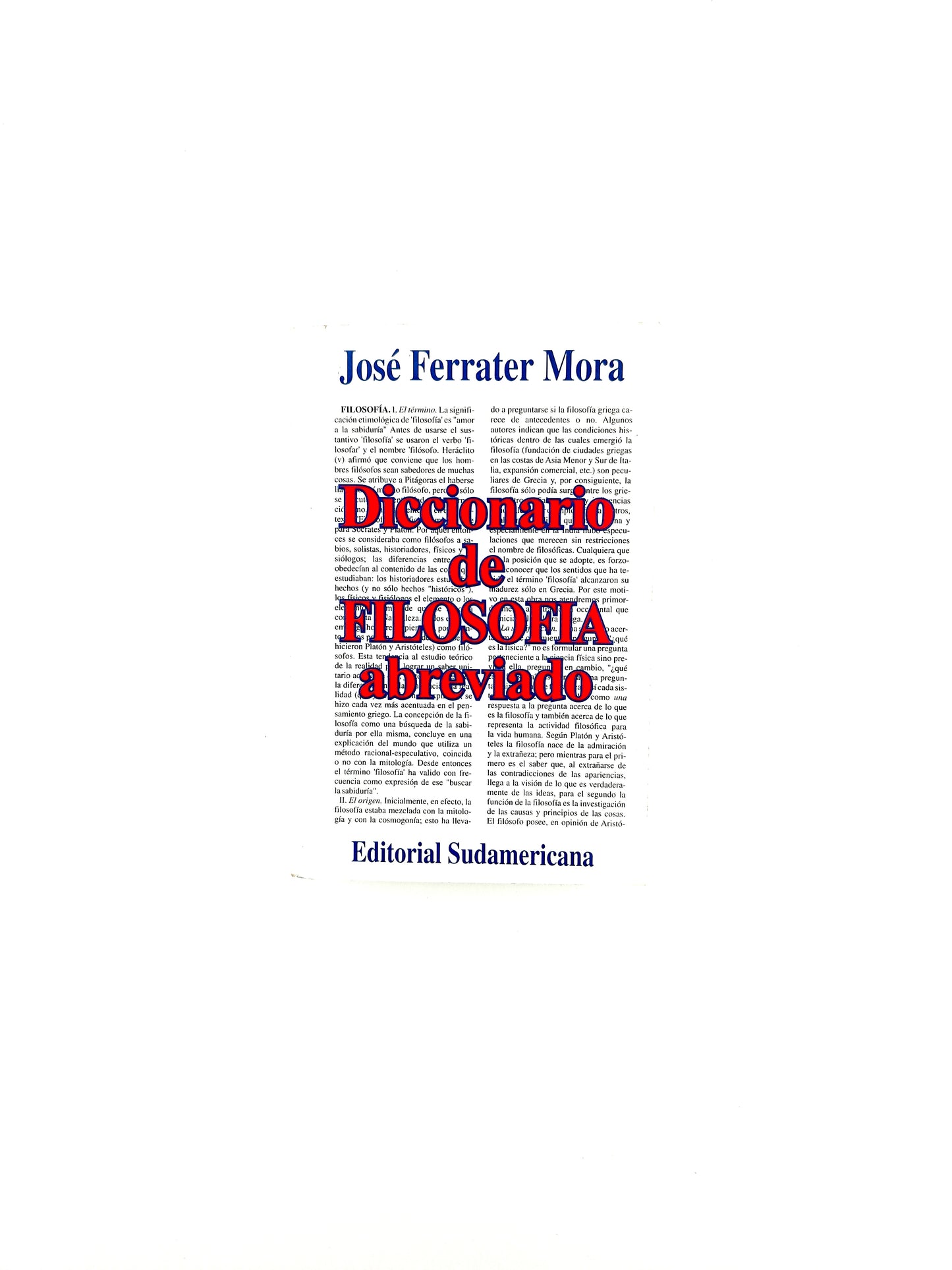 Diccionario de filosofía abreviado