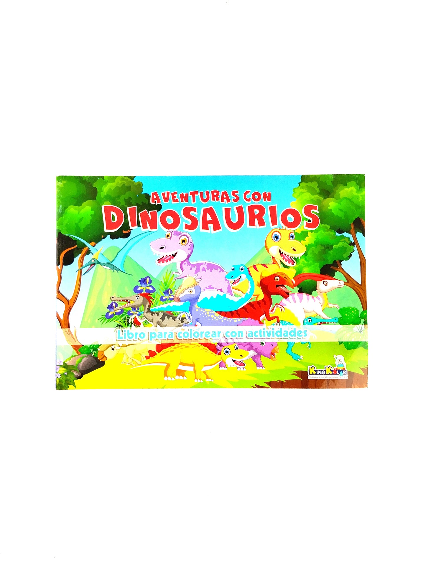 Aventuras con dinosaurios libro para colorear con actividades