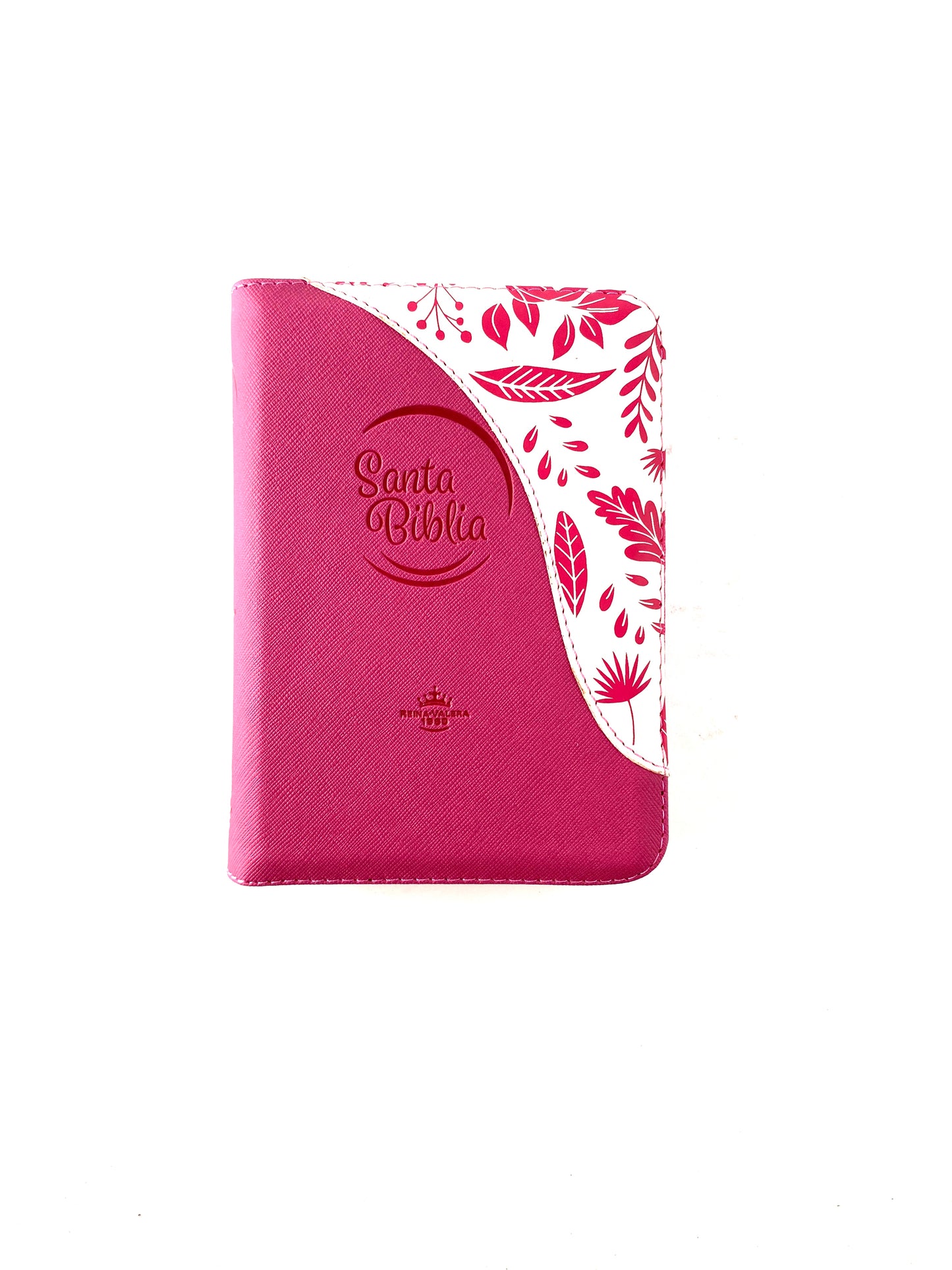 Biblia rvr troquelada fucsia rosa