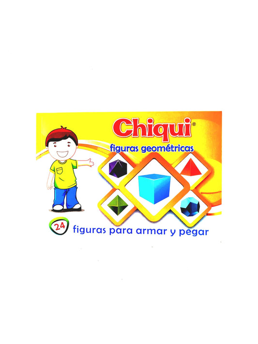 Chiqui figuras geométricas 24 figuras para armar y pegar