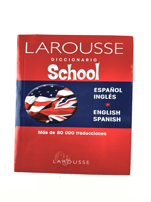 Diccionario school español inglés engilsh spanish