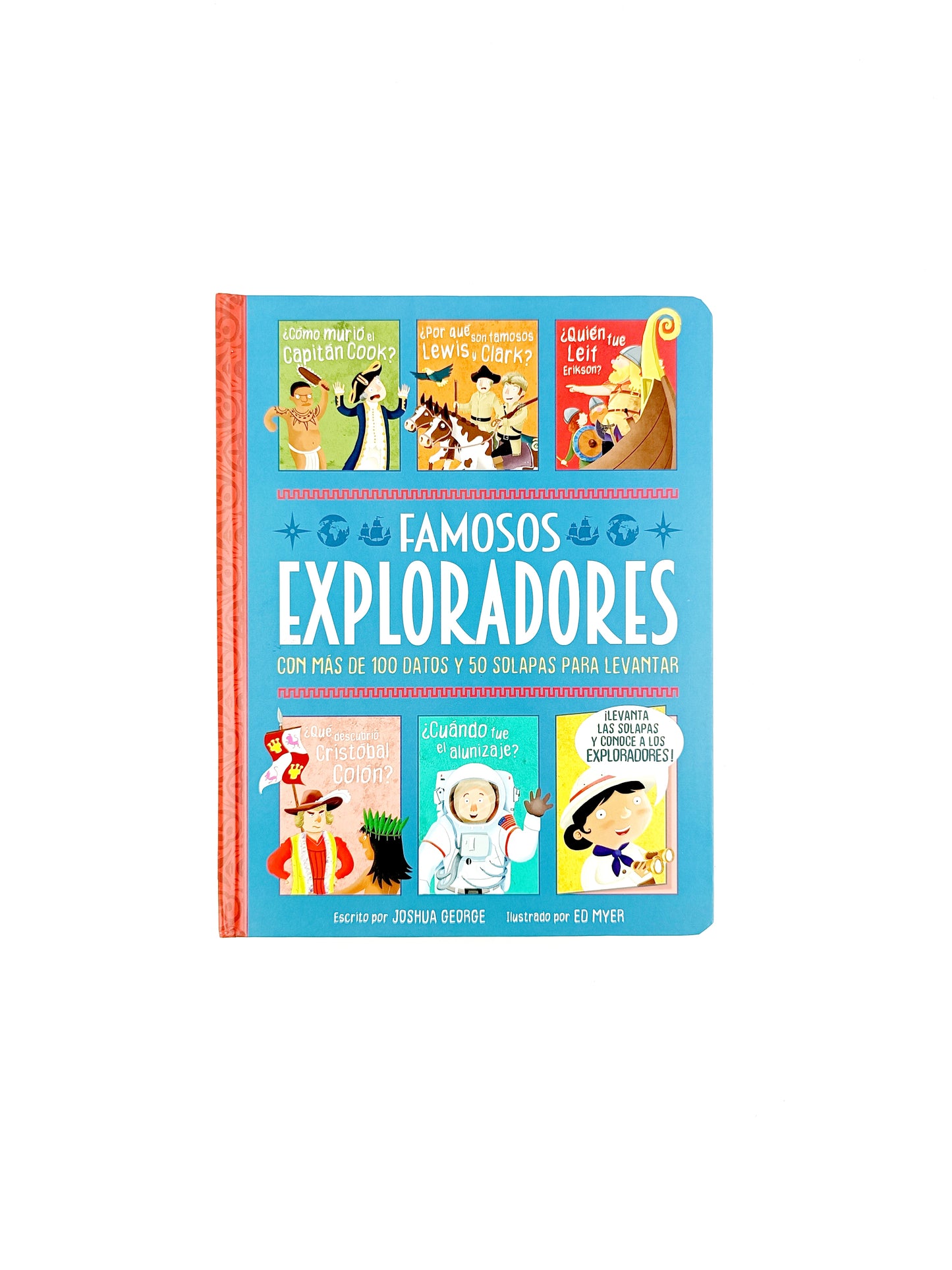 Famosos exploradores con mas de 100 datos y 50 solapas para levantar