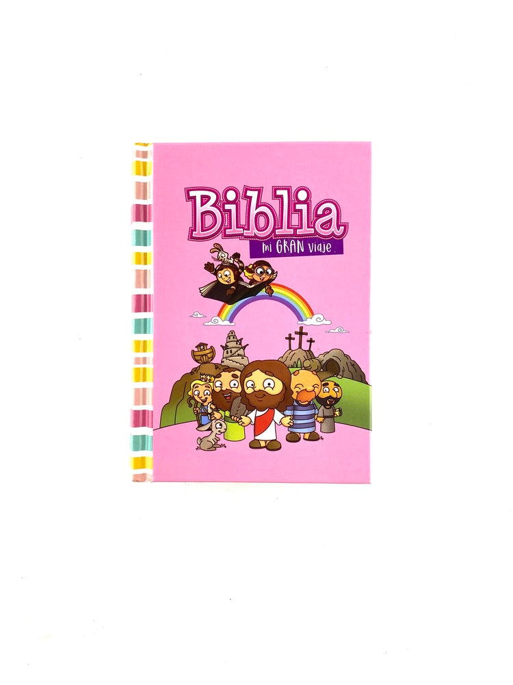 Biblia mi gran viaje rvr 1960 rosada pasta dura