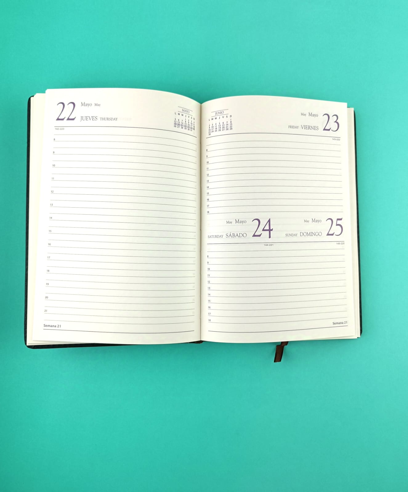 Agenda ejecutiva 2025 bolsillo - gris