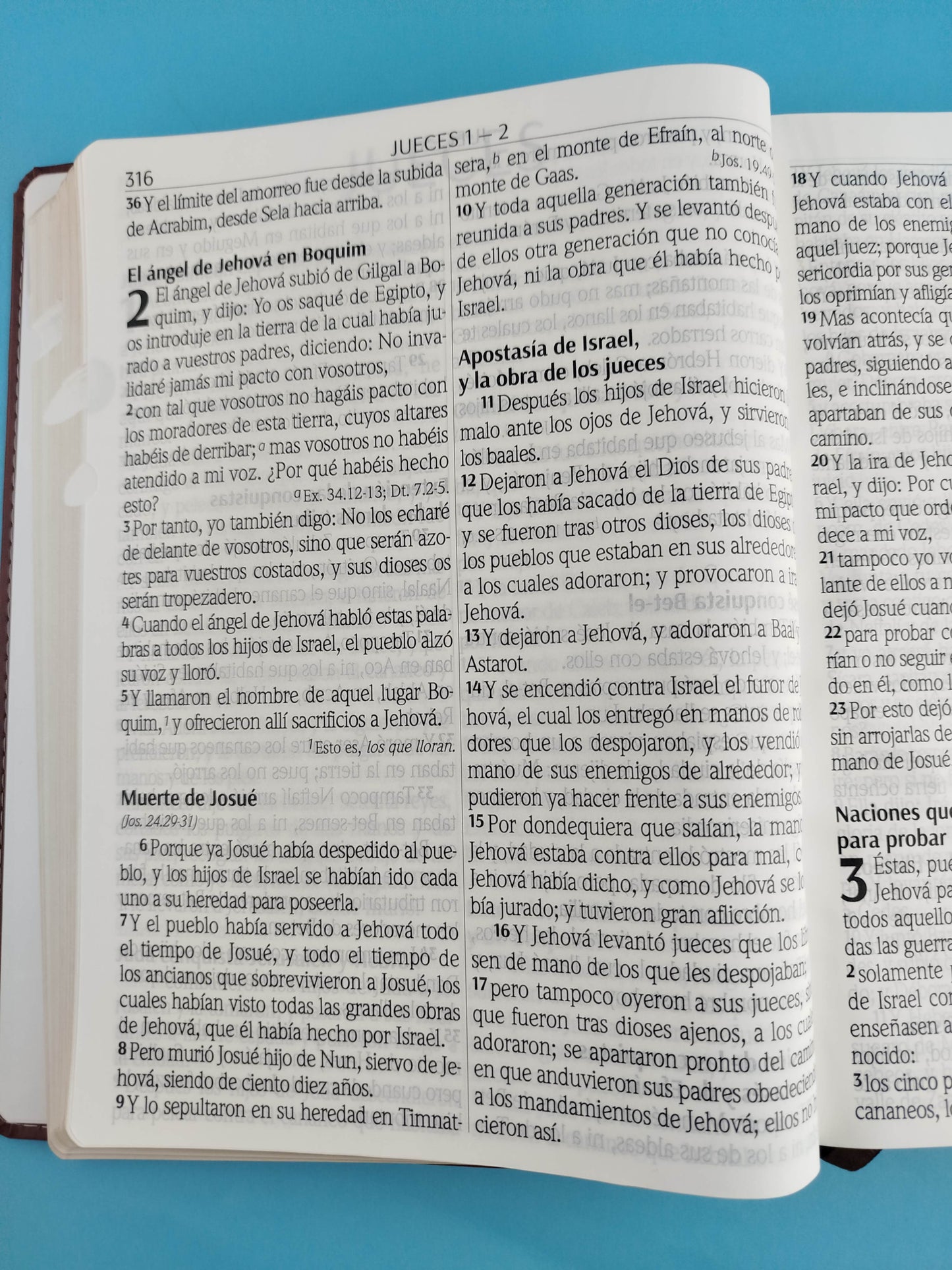 Biblia letra súper gigante RVR 1960 índice / marrón