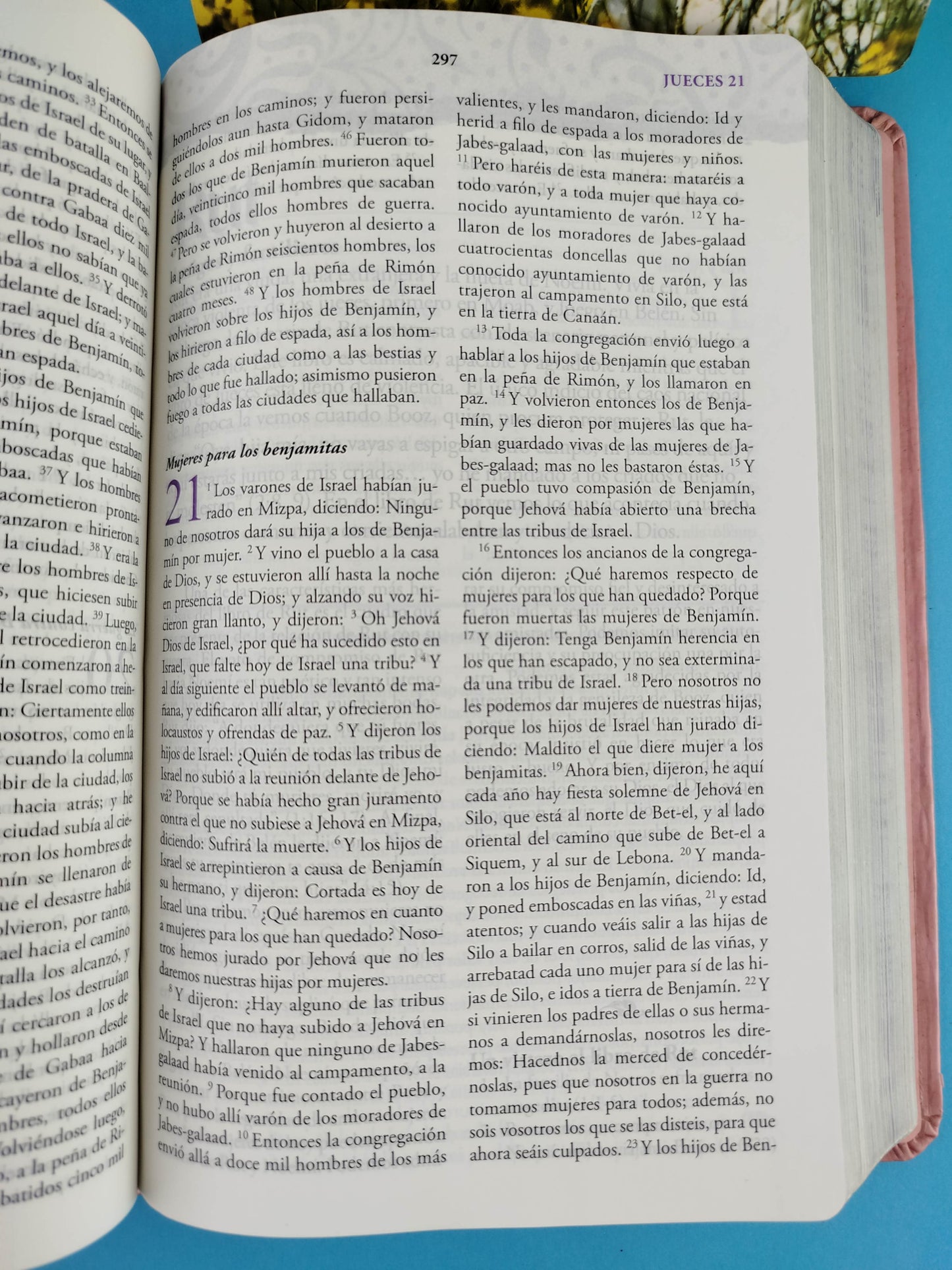 Biblia mujer de hoy RVR 60 rosada canto plateado