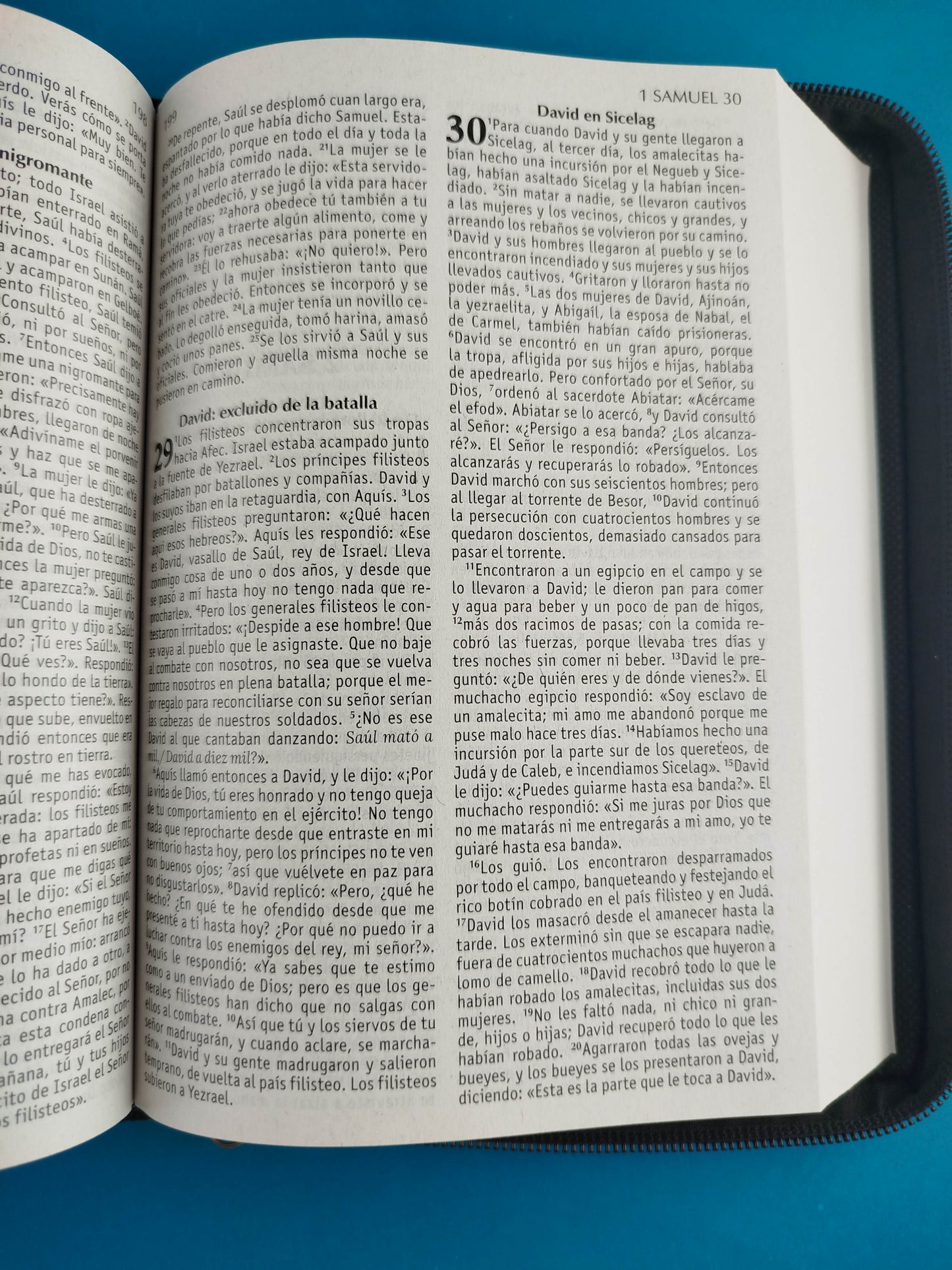 Biblia de nuestro pueblo rústica con forro café